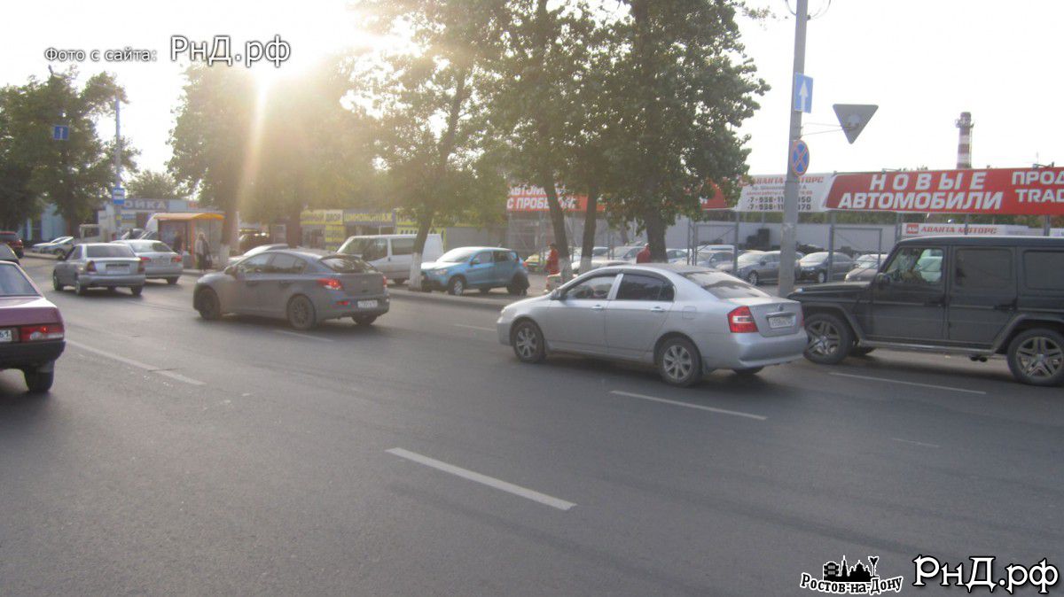 Проспект Шолохова при въезде в город с трассы М-4